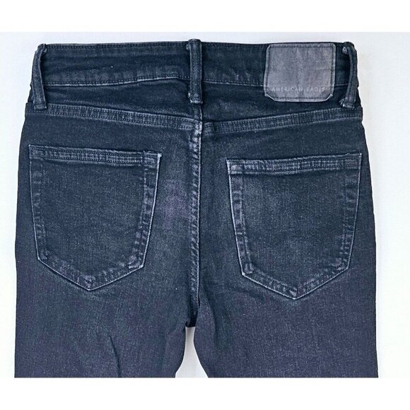 American Eagle Outfitters Airflex+ Size 28X34 Mens Original Straight Black Jeans - Picture 6 of 12